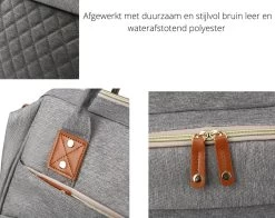Humpy Dumpy Stijlvolle Luiertas Rugzak (Zwart) Met Uitschuifbaar Verschoon/ Slaap Bedje. Incl. Verschoon Matje, USB Poort & Buggy Straps -Babyproducten Winkel 1200x950 3