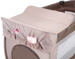 Tectake - Reisbedje Babybed Campingbed Dodo - 132x75x104cm Incl. Aankleedkussen En Draagtas - Bruin - 402203 -Babyproducten Winkel 1200x954 1