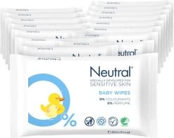 Neutral Baby Billendoekjes Parfumvrij - 504 Doekjes - Voordeelverpakking -Babyproducten Winkel 1200x957