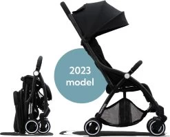 Hamilton By Yoop S1 Plus Buggy – Nieuw En Hoger 2023 Model – Premium Budget Stroller Met One Hand Folding Technologie – Zwart/Antraciet – Lichte, Verstelbare En Wendbare Kinderwagen Met Vele Gemakken