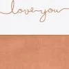 Jollein Baby Laken Ledikant 120x150cm Love You - Caramel
