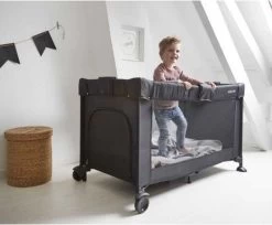 Koelstra Travelsleeper Campingbedje - Met Verhoger - Zwart -Babyproducten Winkel 1200x990 3