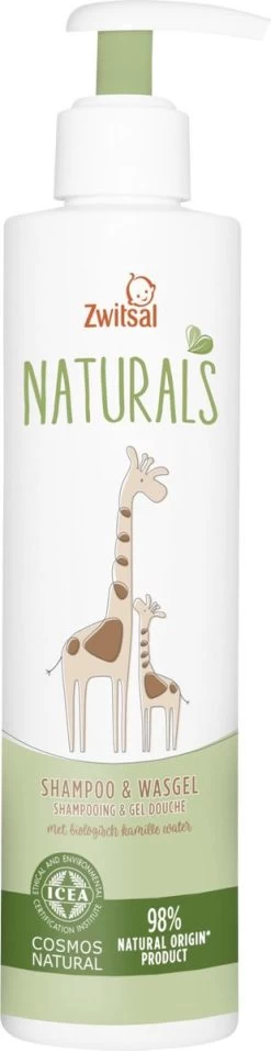 Zwitsal Naturals Shampoo&Wasgel 250ml -Babyproducten Winkel 310x1200