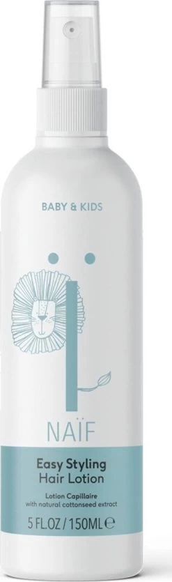 Naïf Easy Styling Haarlotion - Baby En Kind - 150ml - Met Natuurlijke Ingrediënten -Babyproducten Winkel 355x1200