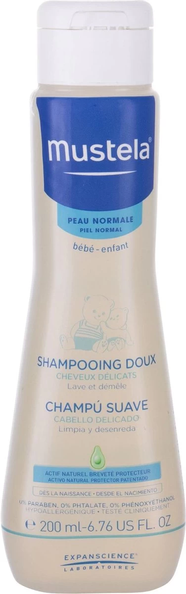 Mustela Baby Shampoo 200ml 2 Mustela Baby Shampoo 200ml - Afbeelding 2
