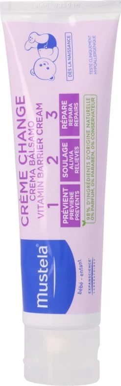 Mustela Bébé Crème Change 1>2>3> - 100 Ml -Babyproducten Winkel 378x1200