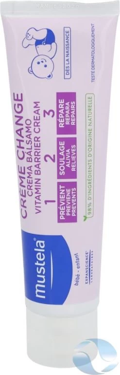 Mustela Bébé Crème Change 1>2>3> - 100 Ml -Babyproducten Winkel 385x1200