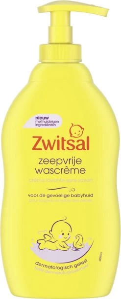 Zwitsal Baby Zeepvrije Wascrème - 3 X 400 Ml - Voordeelverpakking -Babyproducten Winkel 488x1200 1