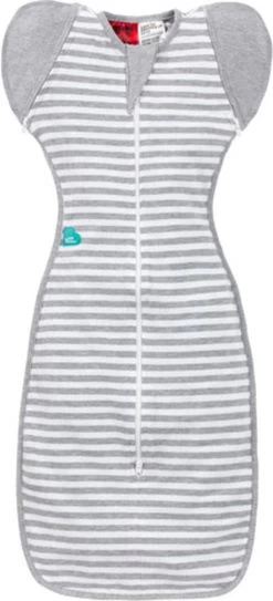 Love To Dream™ Babyslaapzak Swaddle Up™ - Inbakeren Afbouwen - Baby 4-6 Maanden - 6-8.5 Kg - All Season - Grijs -Babyproducten Winkel 546x1200