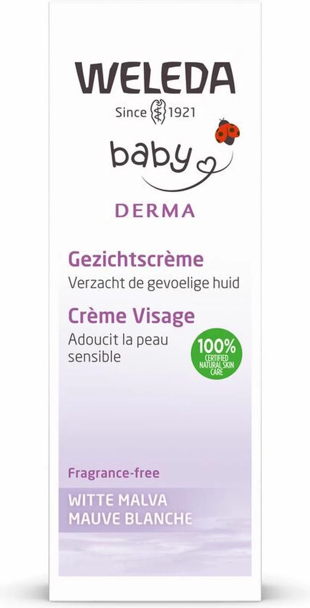 Weleda Baby Sensitive Witte Malva Gezichtscrème 4 Weleda Baby Sensitive Witte Malva Gezichtscrème - Afbeelding 4