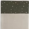 Jollein Baby Laken Ledikant 120x150cm Stargaze - Leaf Green