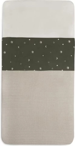 Jollein Baby Laken Ledikant 120x150cm Stargaze - Leaf Green