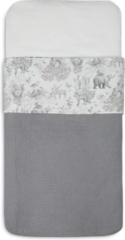 Jollein Baby Laken Ledikant 120x150cm Pimpelmees - Forest Animals -Babyproducten Winkel 625x1200 2