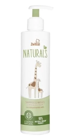 Zwitsal Naturals Shampoo&Wasgel 250ml -Babyproducten Winkel 637x1200