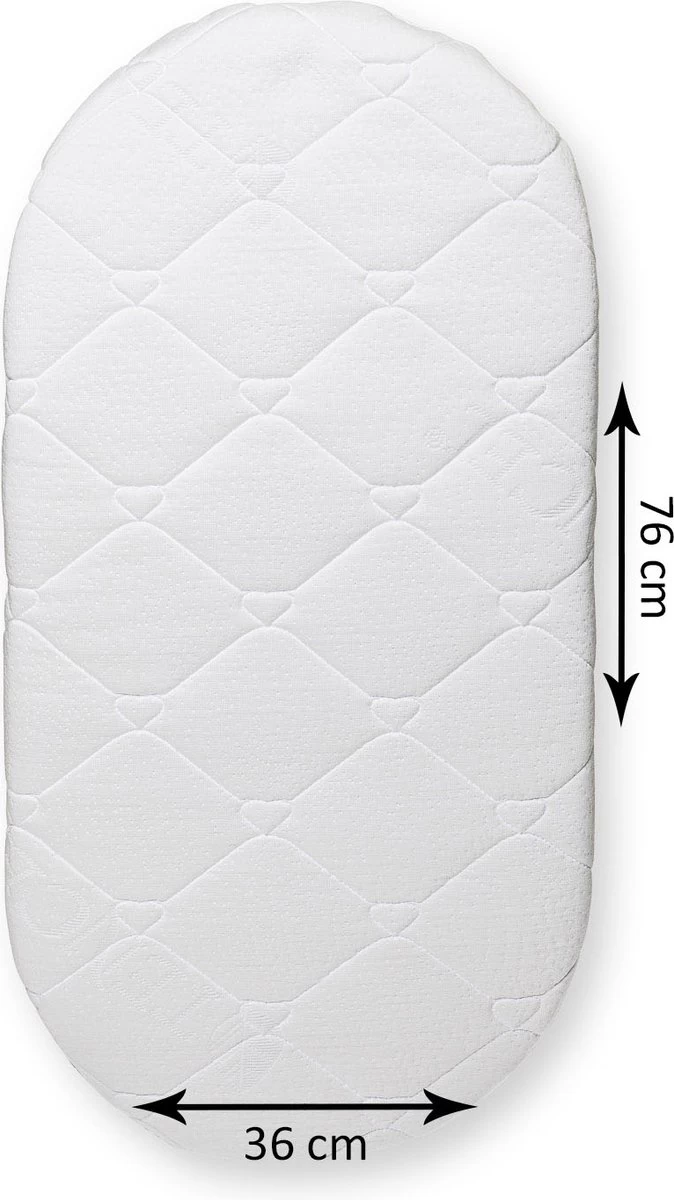 Merkloos Babymatras Kinderwagen Universeel Met Tencel Vezels 2 Merkloos Babymatras Kinderwagen Universeel Met Tencel Vezels - Afbeelding 2