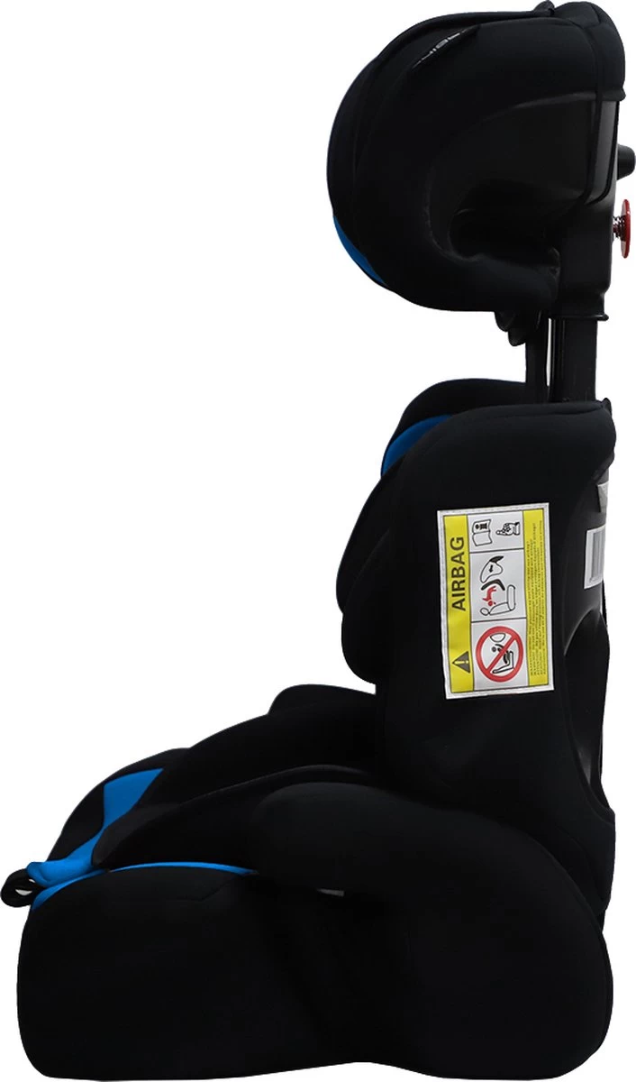 Cabino Autostoel Groep 1/2/3 (9-36kg) - Zwart-Blauw 2 Cabino Autostoel Groep 1/2/3 (9-36kg) - Zwart-Blauw - Afbeelding 2