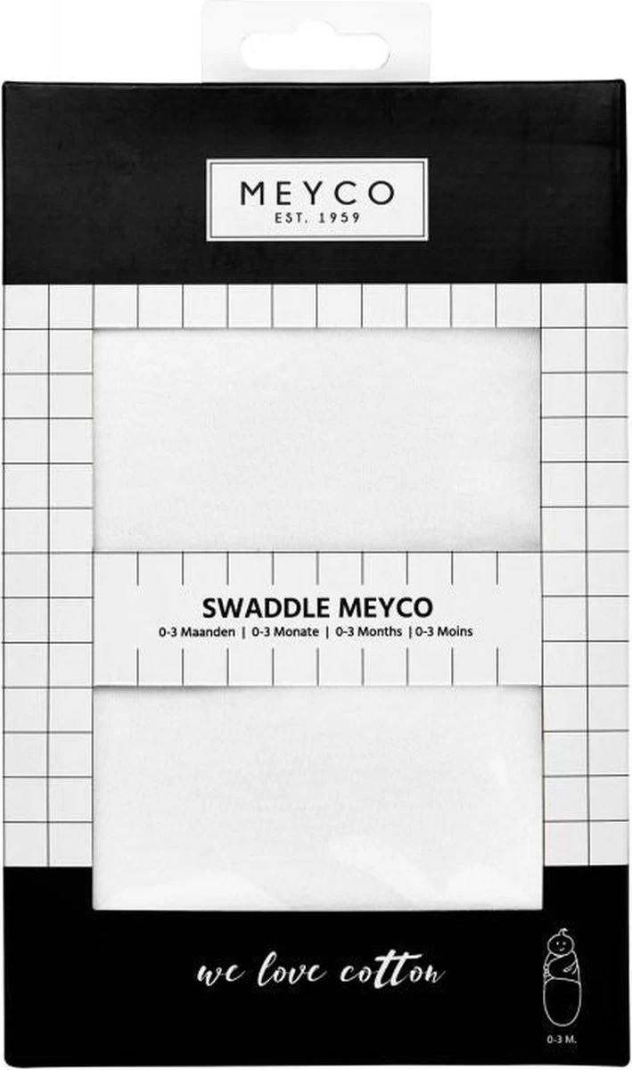 Meyco Uni Swaddlemeyco Inbakerdoek - Forest Green - 0-3 Maanden 18 Meyco Uni Swaddlemeyco Inbakerdoek - Forest Green - 0-3 Maanden - Afbeelding 18