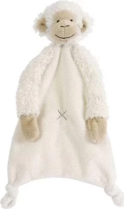Happy Horse | Ivory Monkey Micky | Aapje | Knuffeldoekje | Tutdoekje | Tuttle | Wit | Kraamcadeau | Baby | Zwanger