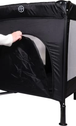 Ding Deluxe Black Campingbedje Incl. Bodemverhoger -Babyproducten Winkel 722x1200 2