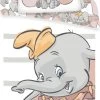 Disney Dumbo Little One BABY Dekbedovertrek - 100x135 Cm - Multi - Copy