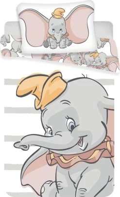 Disney Dumbo Little One BABY Dekbedovertrek - 100x135 Cm - Multi - Copy
