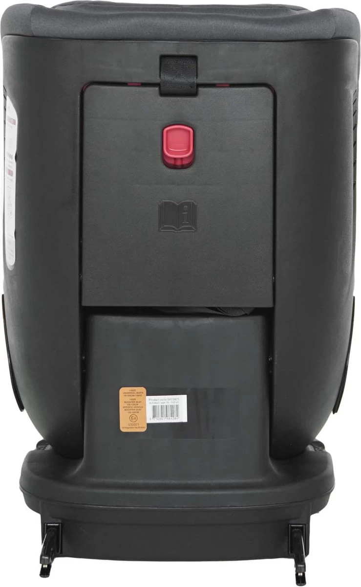 Prénatal Eclips Autostoel Groep 1/2/3 I-Size – Kinderzitje Auto Isofix – 9-36 Kg - Grijs Zwart 4 Prénatal Eclips Autostoel Groep 1/2/3 I-Size – Kinderzitje Auto Isofix – 9-36 Kg - Grijs Zwart - Afbeelding 4