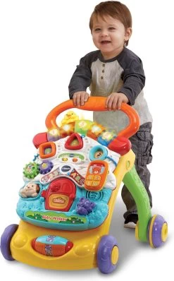 VTech 2 In 1 Baby Walker - Educatief Babyspeelgoed - Loopwagen Met Licht -Babyproducten Winkel 745x1200 1