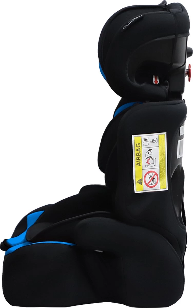 Cabino Autostoel Groep 1/2/3 (9-36kg) - Zwart-Blauw 7 Cabino Autostoel Groep 1/2/3 (9-36kg) - Zwart-Blauw - Afbeelding 7