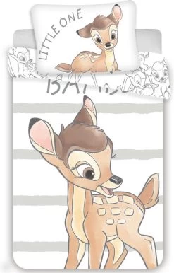 Disney Bambi BABY Dekbedovertrek Little One 100 X 135 Cm - Wit