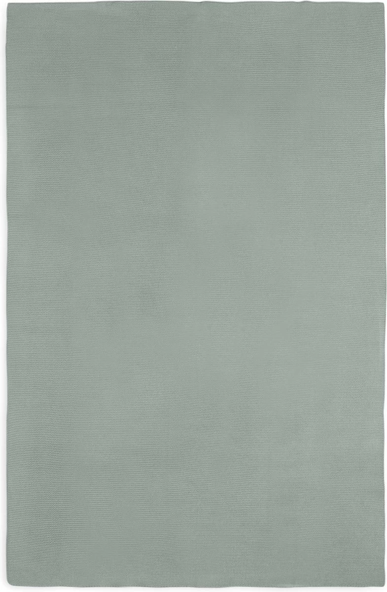 Jollein Baby Deken Wieg 75x100cm Basic Knit - Forest Green 4 Jollein Baby Deken Wieg 75x100cm Basic Knit - Forest Green - Afbeelding 4