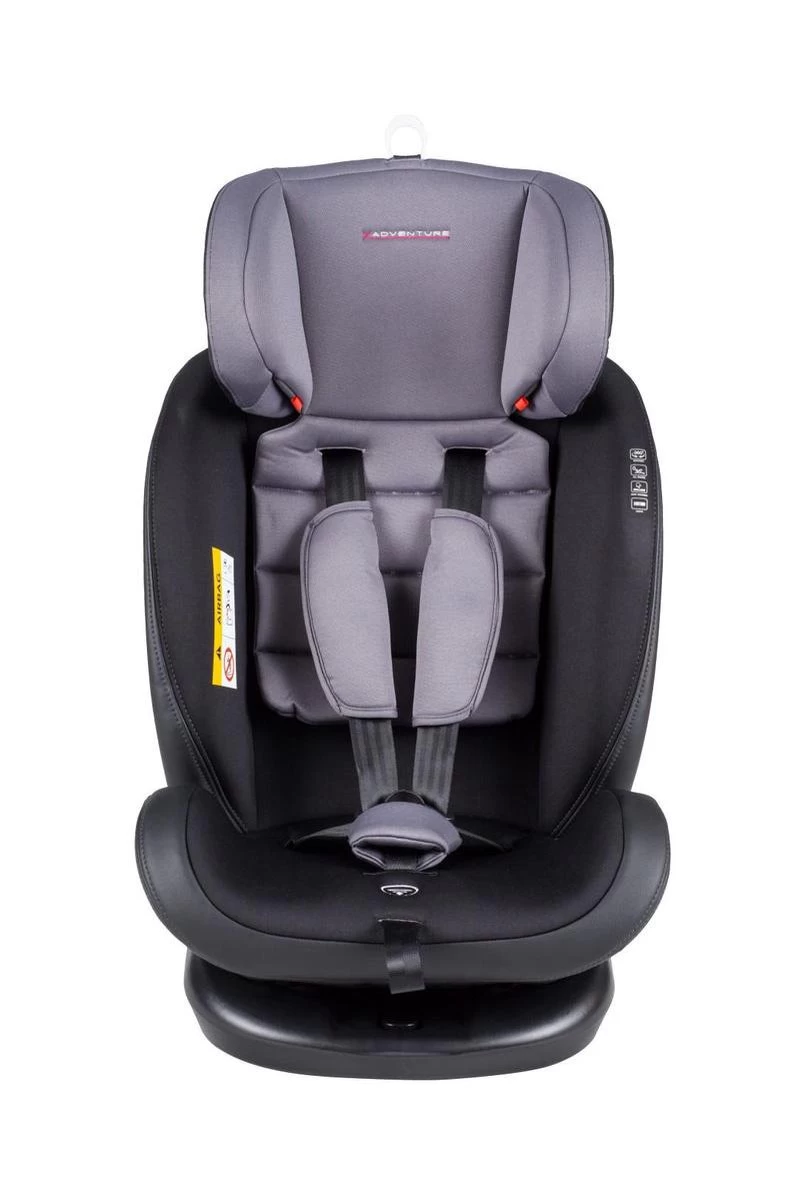 X Adventure Quickfix Meegroei Autostoel Groep 0/1/2/3 - 360 Graden Draaibaar - Grijs 7 X Adventure Quickfix Meegroei Autostoel Groep 0/1/2/3 - 360 Graden Draaibaar - Grijs - Afbeelding 7