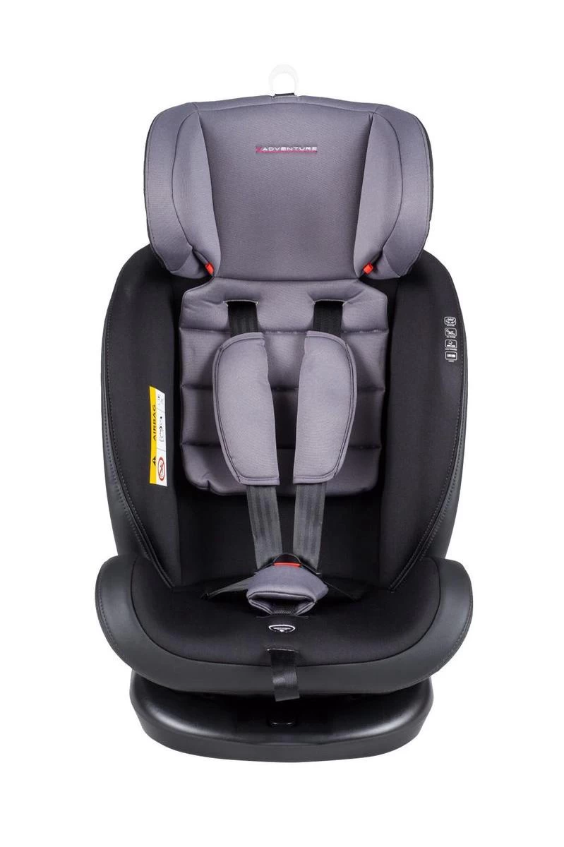 X Adventure Quickfix Meegroei Autostoel Groep 0/1/2/3 - 360 Graden Draaibaar - Grijs 10 X Adventure Quickfix Meegroei Autostoel Groep 0/1/2/3 - 360 Graden Draaibaar - Grijs - Afbeelding 10