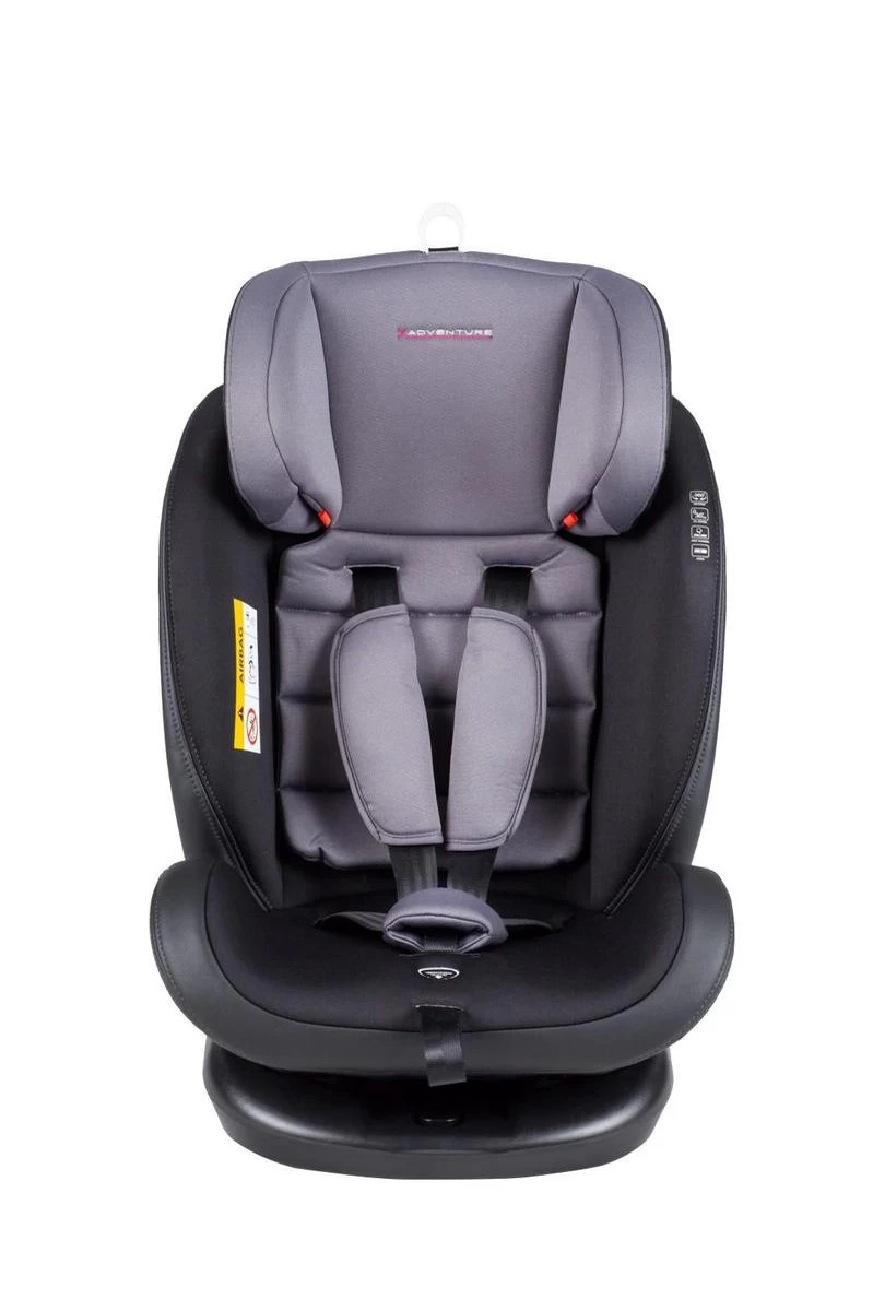 X Adventure Quickfix Meegroei Autostoel Groep 0/1/2/3 - 360 Graden Draaibaar - Grijs 11 X Adventure Quickfix Meegroei Autostoel Groep 0/1/2/3 - 360 Graden Draaibaar - Grijs - Afbeelding 11