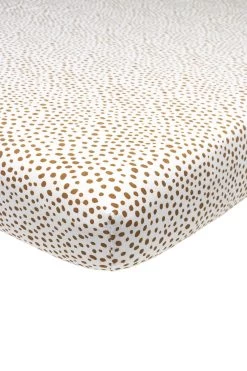 Meyco Cheetah Hoeslaken Ledikant - Camel - 60x120cm