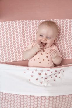 Meyco Knitted Heart Swaddle - 3-pack - Hydrofiel - Pink - 120x120cm -Babyproducten Winkel 800x1200 14