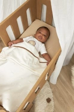 Meyco Knots Wiegdeken - 75x100 Cm - Offwhite -Babyproducten Winkel 800x1200 149