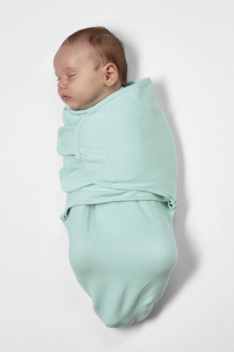 Meyco Uni Swaddlemeyco Inbakerdoek - Forest Green - 0-3 Maanden 10 Meyco Uni Swaddlemeyco Inbakerdoek - Forest Green - 0-3 Maanden - Afbeelding 10