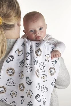 Meyco Animal Swaddle 3-pack - Hydrofiel - Multicolor - 120x120cm -Babyproducten Winkel 800x1200 22