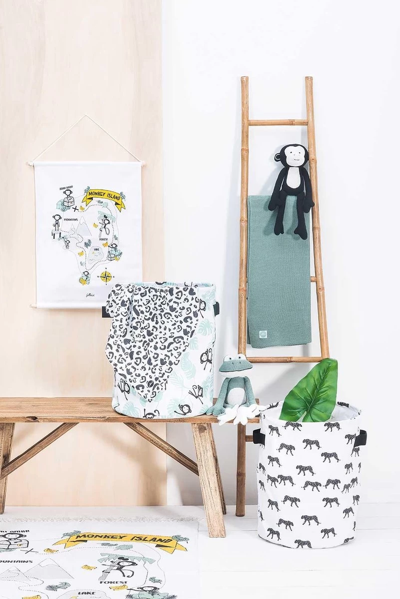 Jollein Baby Deken Wieg 75x100cm Basic Knit - Forest Green 11 Jollein Baby Deken Wieg 75x100cm Basic Knit - Forest Green - Afbeelding 11