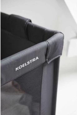 Koelstra Travelsleeper Campingbedje - Met Verhoger - Zwart -Babyproducten Winkel 805x1200