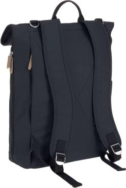 LÄSSIG Luiertas Rolltop Backpack Rugzak Incl Verschoningsmatje - Nacht Blauw -Babyproducten Winkel 806x1200 2