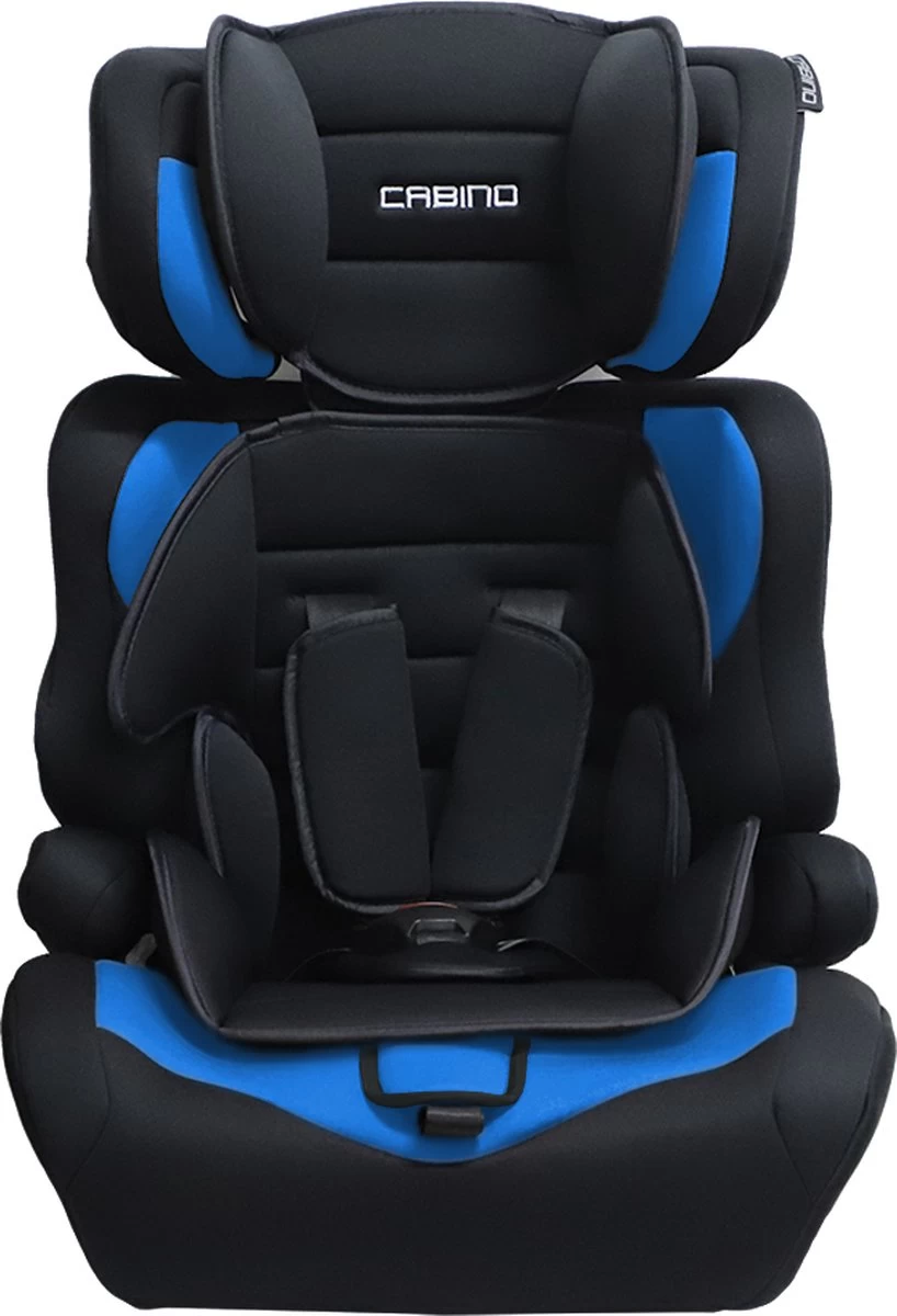 Cabino Autostoel Groep 1/2/3 (9-36kg) - Zwart-Blauw 6 Cabino Autostoel Groep 1/2/3 (9-36kg) - Zwart-Blauw - Afbeelding 6