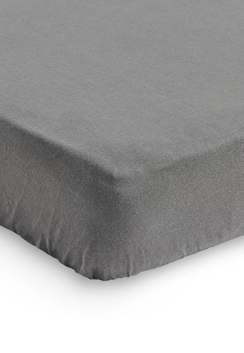 Jollein Baby Hoeslaken Ledikant Jersey 60x120cm - Storm Grey 7 Jollein Baby Hoeslaken Ledikant Jersey 60x120cm - Storm Grey - Afbeelding 7