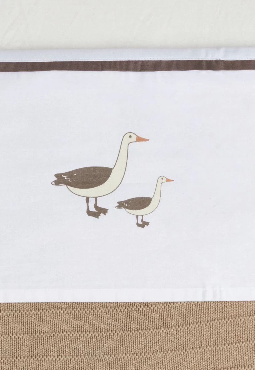 Jollein Baby Laken Ledikant 120x150cm - Goose 5 Jollein Baby Laken Ledikant 120x150cm - Goose - Afbeelding 5