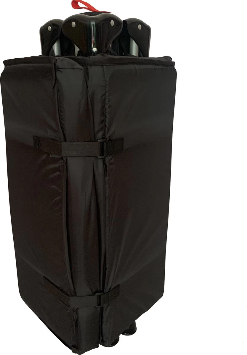 Cabino Campingbedje / Reisbed Set Inclusief Comfortabel Matras 60x120cm Zwart 10 Cabino Campingbedje / Reisbed Set Inclusief Comfortabel Matras 60x120cm Zwart - Afbeelding 10