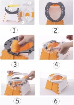 Merkloos Reispotje - Potje Peuter - Draagbaar Potje - Meeneem Potje Peuter - Potje Onderweg - Potje Baby -Babyproducten Winkel 845x1200