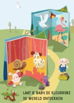 Tumama® Knisperboekje Baby Eerste Jaar “Dieren Vleugels“ Voelboekje - Sinterklaas Kerst Cadeau - Educatief Voel Knisper Boek Speelgoed -Babyproducten Winkel 867x1200