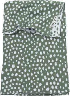 Meyco Wiegdeken Cheetah - Forest Green - 75x100cm