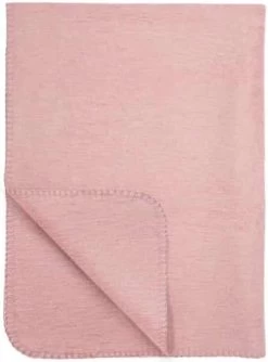 Meyco Uni Ledikant Deken - Oudroze - 100x150cm -Babyproducten Winkel 887x1200 3