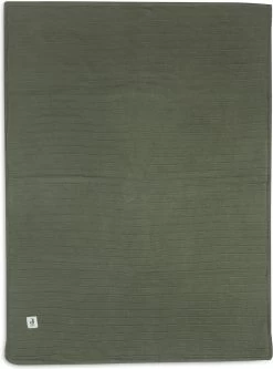 Jollein Baby Deken Wieg Velvet Pure Knit - Leaf Green - GOTS -Babyproducten Winkel 889x1200 3